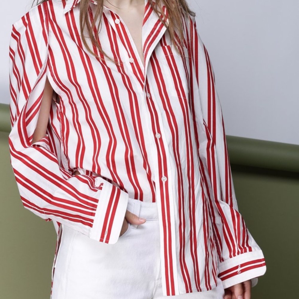 CAARA Hug Me Striped Shirt